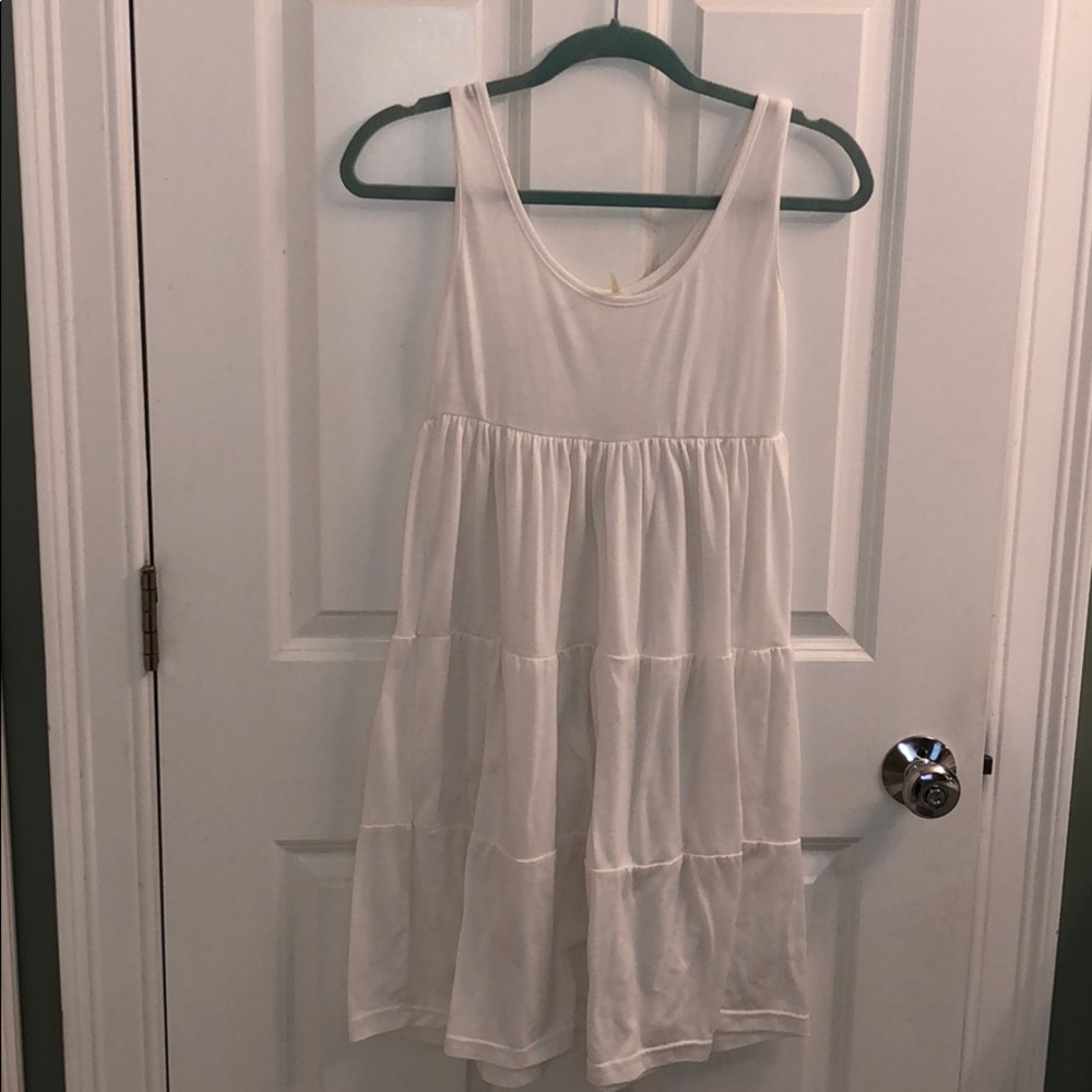 White beachy coverup dress